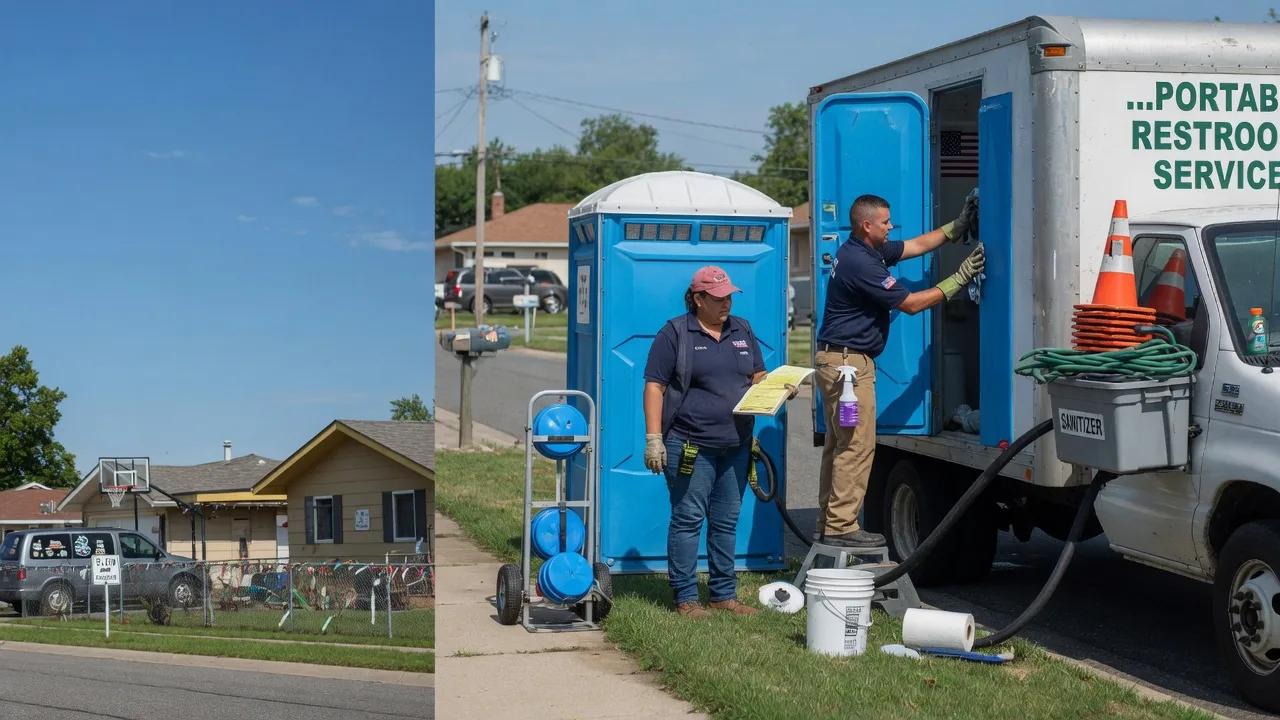 Porta Potty Rental in Grissom Arb, IN near me